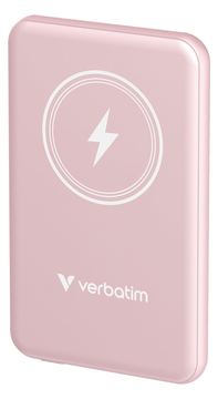 Verbatim Charge 'n' Go - Induktive Power Bank - Magnethalterung - Li-Pol - 5000 mAh - 20 Watt - 2.4 A von LumaTech