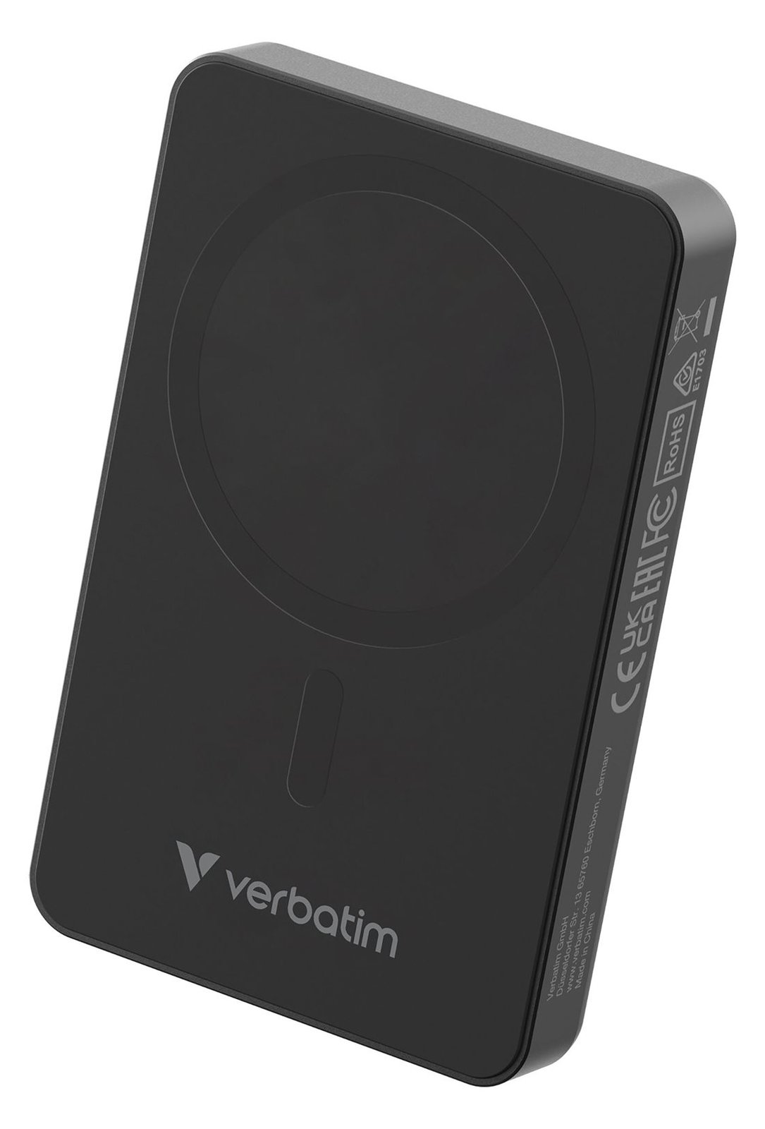 Verbatim Charge 'n' Go Essentials - Induktive Power Bank - magnetisch - 10000 mAh - 35 Watt - 3 A