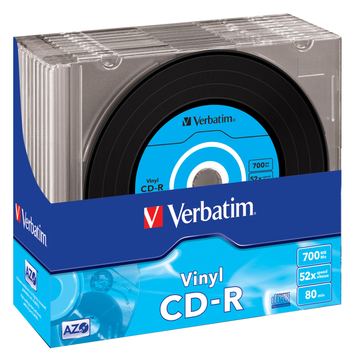 Verbatim Data Vinyl - 10 x CD-R - 700 MB 52x von LumaTech