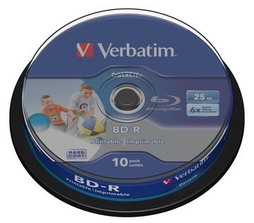 Verbatim DataLife - 10 x BD-R - 25 GB 6x - mit Tintenstrahldrucker bedruckbare Oberfläche von LumaTech