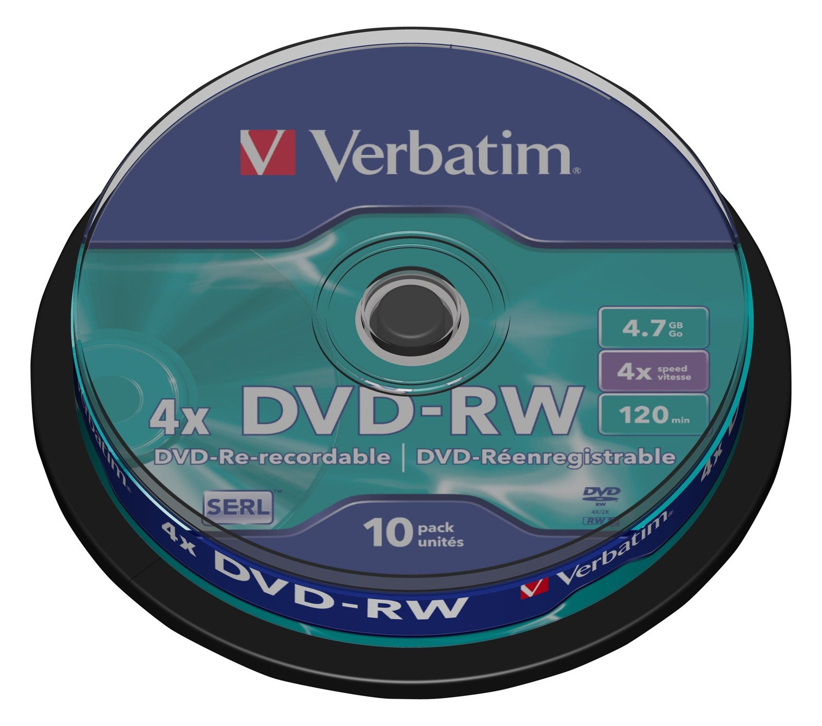 Verbatim DataLifePlus - 10 x DVD-RW - 4.7 GB 4x