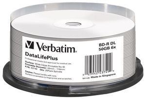 Verbatim DataLifePlus - 25 x BD-R DL - 50 GB 6x von LumaTech