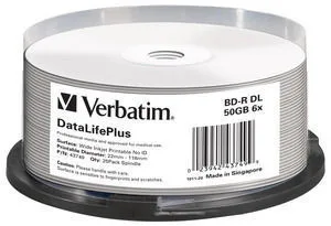 Verbatim DataLifePlus - 25 x BD-R DL - 50 GB 6x, Ansicht 2