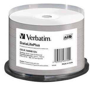 Verbatim DataLifePlus - 50 x CD-R - 700 MB 52x von LumaTech