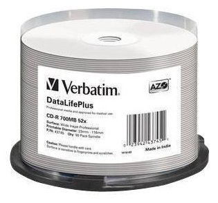 Verbatim DataLifePlus - 50 x CD-R - 700 MB 52x