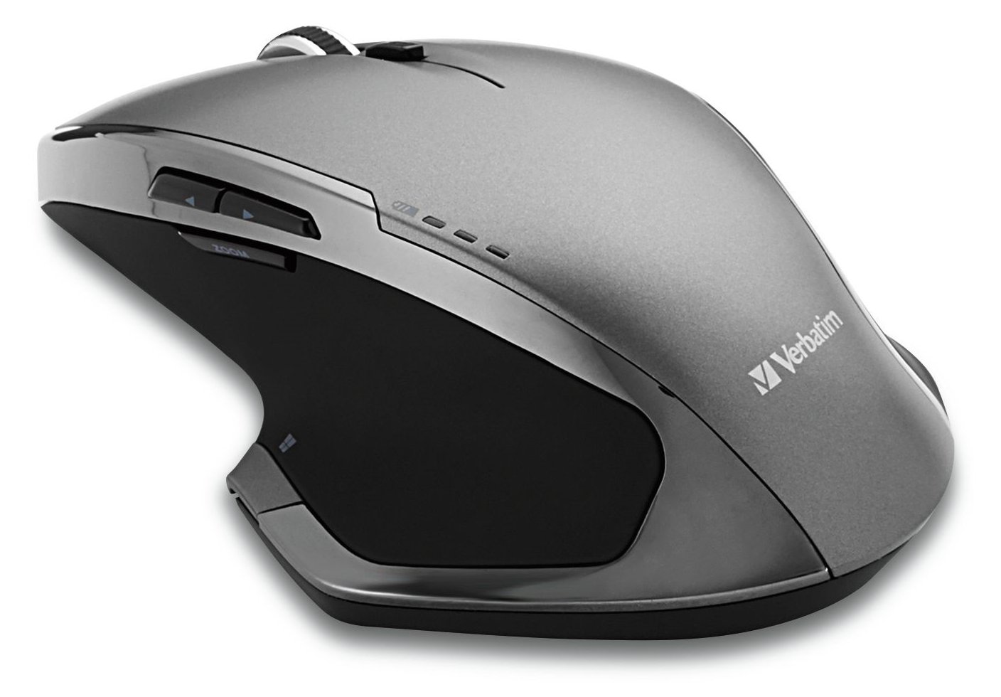 Verbatim Deluxe - Maus - 8 Tasten - kabellos - 2.4 GHz - kabelloser Empfänger (USB)