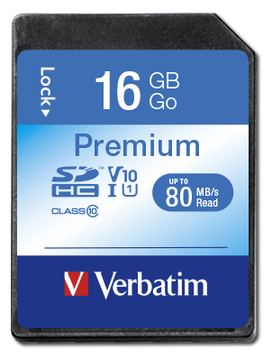 Verbatim Flash-Speicherkarte - 16 GB - Class 10 von LumaTech
