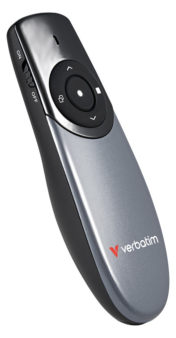 Verbatim Focus Wireless Presenter with Red Laser Pointer - Presenter