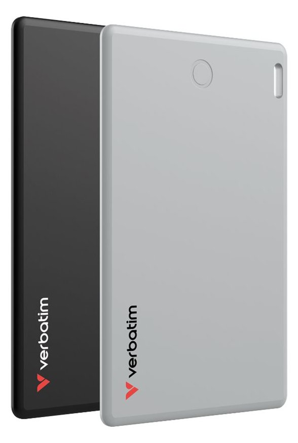 Verbatim My Finder - Anti-Verlust Bluetooth-Tag für Handy, Tablet - Schwarz, Silber (Packung mit 2)