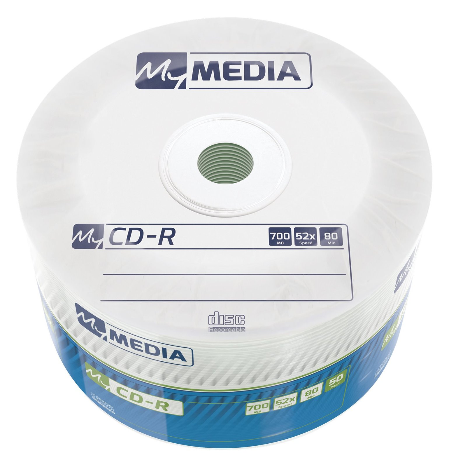 Verbatim MyMedia - 50 x CD-R - 700 MB (80 Min) 52x - Matt Silver