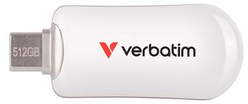 Verbatim PLECTRA USB-C FLASH DRIVE WHITE 512GB von LumaTech
