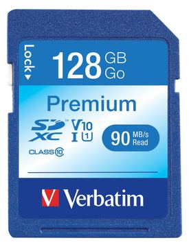 Verbatim Premium - Flash-Speicherkarte - 128 GB von LumaTech