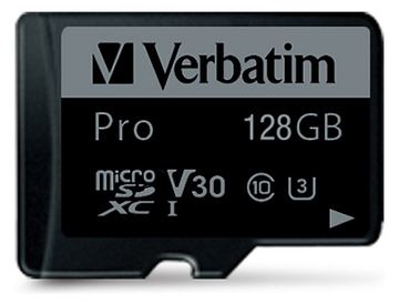 Verbatim PRO - Flash-Speicherkarte (microSDXC-an-SD-Adapter inbegriffen) von LumaTech