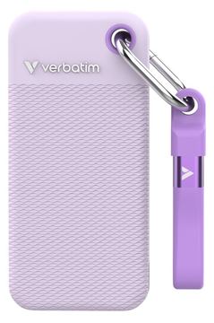 Verbatim SSD Pocket incl. two sleeves white & purple von LumaTech