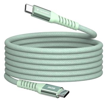 Verbatim Sync and Charge - USB-C / Netzkabel - 24 pin USB-C (M) - grün von LumaTech