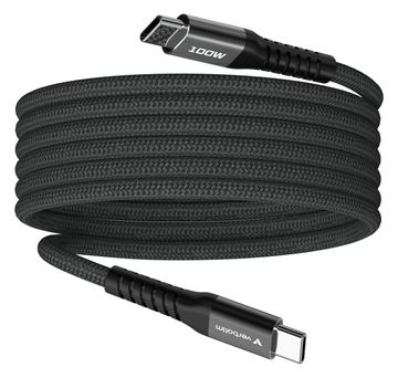 Verbatim Sync&Charge 100W 120cm USB-C/USB-C Magnetic schw. 31863 von LumaTech