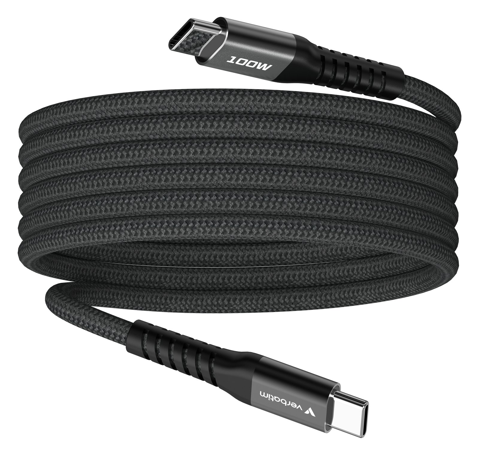 Verbatim Sync&Charge 100W 120cm USB-C/USB-C Magnetic schw. 31863