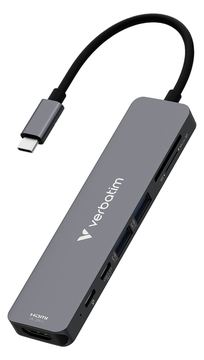 Verbatim USB-C Essentials Multiport Hub - Hub - 5 Gbps von LumaTech
