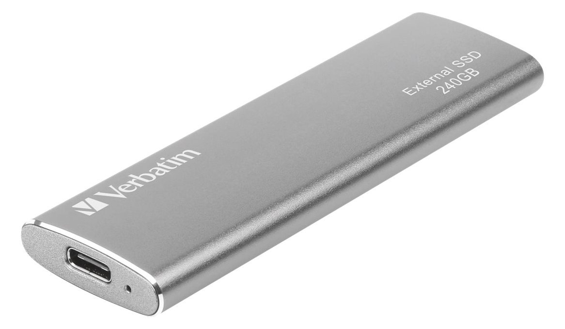 Verbatim Vx500 - SSD - 240 GB - extern (tragbar) - USB 3.1 Gen 2 (USB-C Steckverbinder)