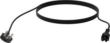 Vision Stromkabel - BS 1363 zu IEC 60320 C5 Clover von LumaTech