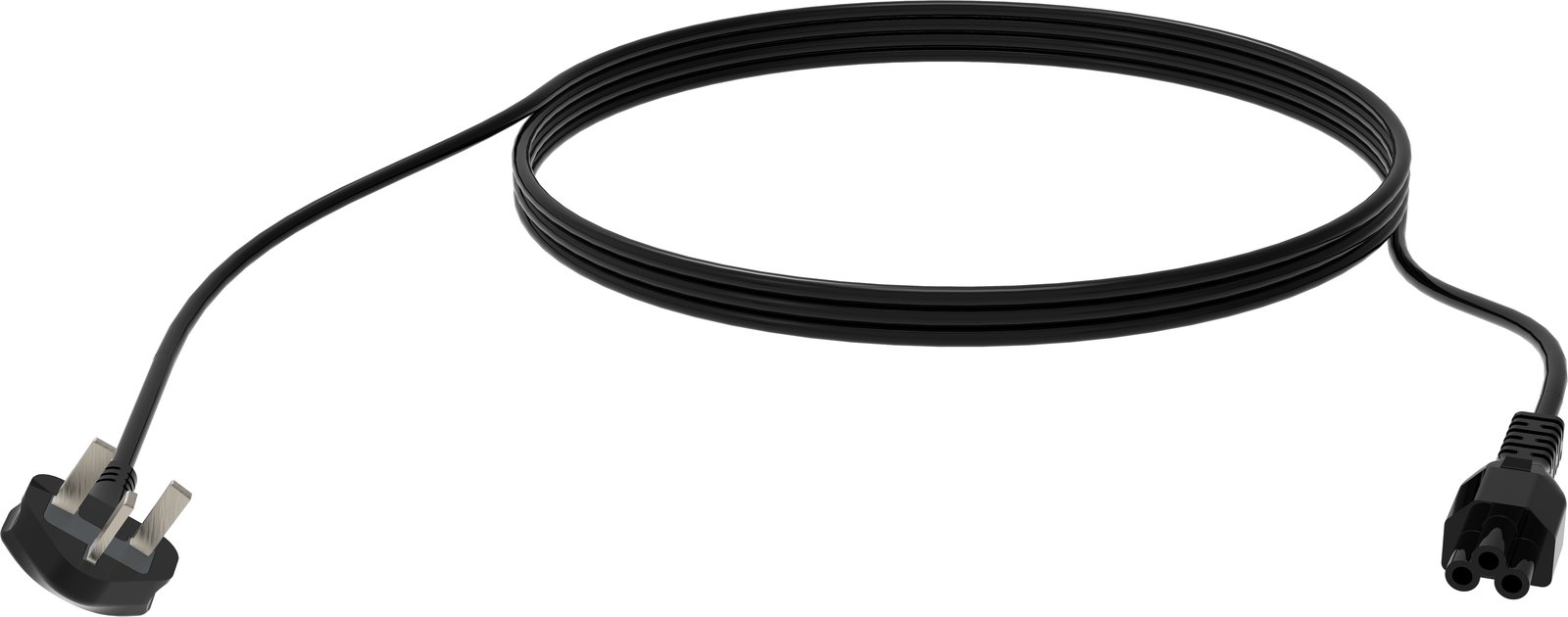 Vision Stromkabel - BS 1363 zu IEC 60320 C5 Clover