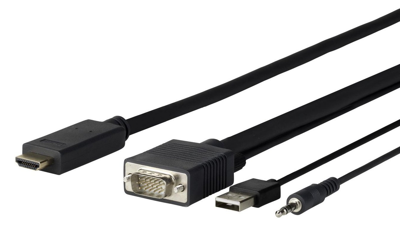 VivoLink Pro - HDMI-Kabel - HDMI männlich zu USB, HD-15 (VGA) von LumaTech