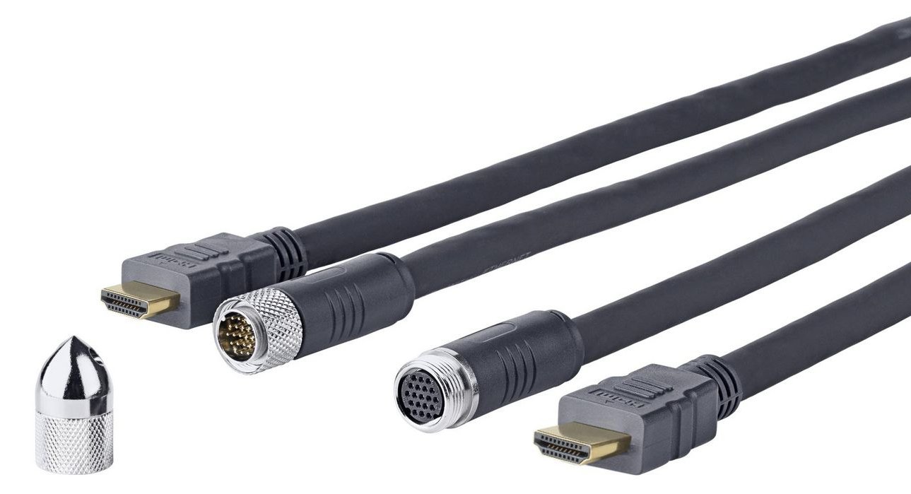 VivoLink Pro Cross Wall - HDMI-Kabel mit Ethernet