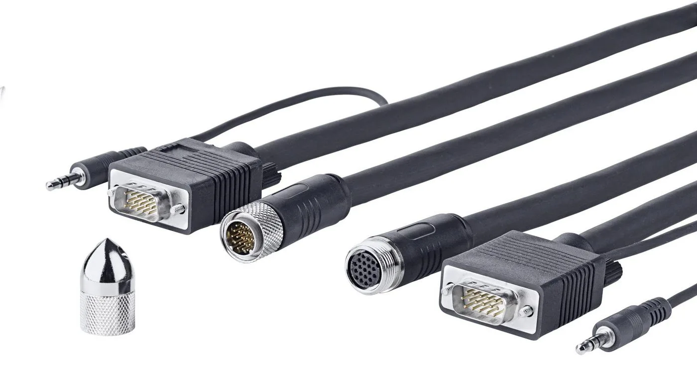 VivoLink Pro Cross Wall - VGA- / Audiokabel - HD-15 (VGA), Ansicht 2