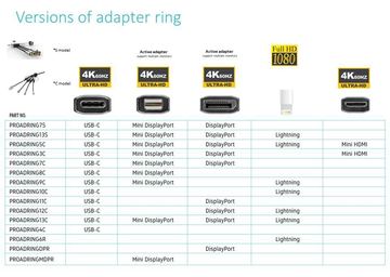 VivoLink PROADRINGDP - DisplayPort - HDMI Typ A (Standard) - Männlich - Weiblich - Schwarz - Grau - 1 Stück(e) von LumaTech