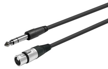 VivoLink PROAUDXLRFJACKS1 - XLR - Weiblich - 6.35mm - Männlich - 1 m - Schwarz von LumaTech