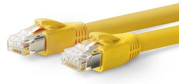 VivoLink PROCAT40 - 40 m - Cat6a - F/FTP (FFTP) - RJ-45 - RJ-45 - Gelb von LumaTech