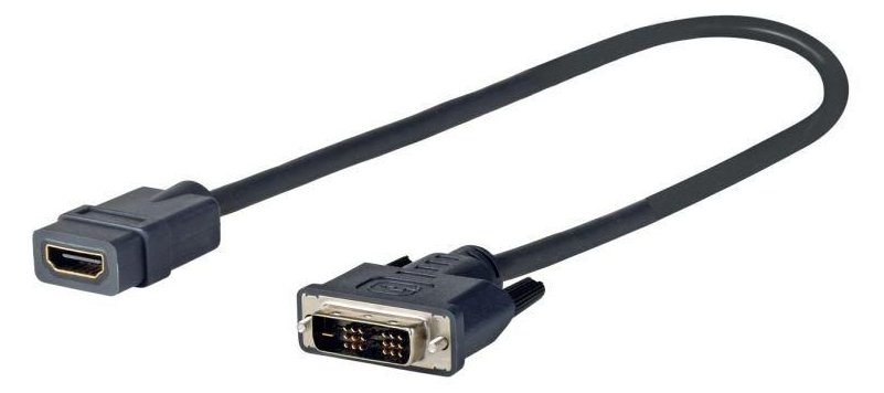 VivoLink PRODVIADAPHDMI - 0,2 m - DVI-D - HDMI - Männlich - Weiblich - Gerade von LumaTech
