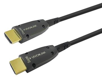 VivoLink PROHDMIOP30AM - 30 m - HDMI Typ A (Standard) - HDMI Typ A (Standard) - 4096 x 2160 Pixel - 3D - Schwarz von LumaTech