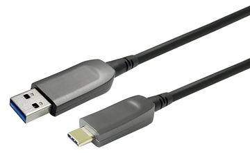 VivoLink PROUSBCAMMOP15 - 15 m - USB C - USB A - USB 3.2 Gen 1 (3.1 Gen 1) - 5 Gbit/s - Schwarz von LumaTech