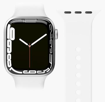 Vonmählen Classic - Band - Smartwatch - Weiß - Apple - Apple Watch 42 mm | 44 mm | 45 mm | 49 mm - Silikon von LumaTech