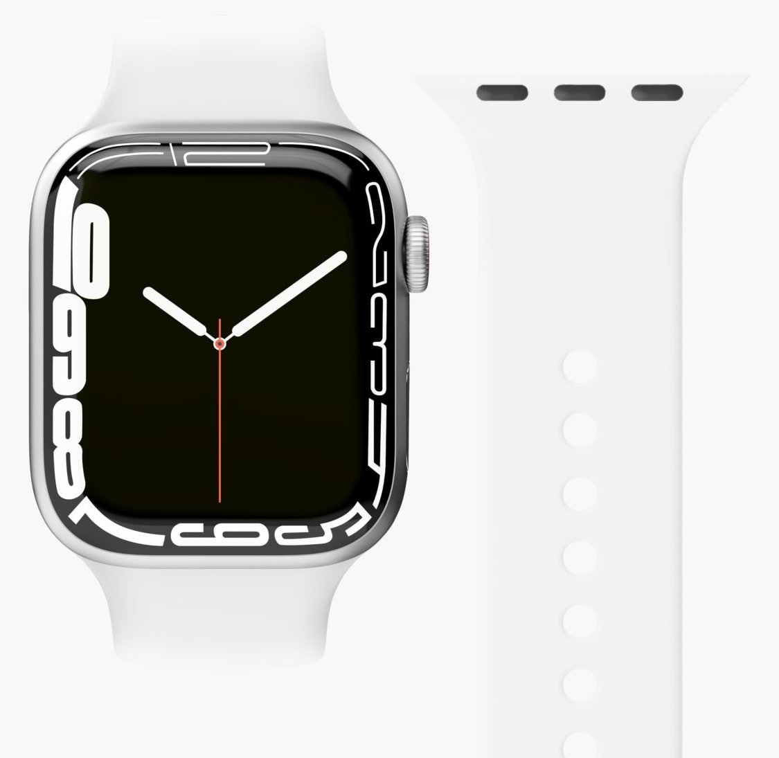 Vonmählen Classic - Band - Smartwatch - Weiß - Apple - Apple Watch 42 mm | 44 mm | 45 mm | 49 mm - Silikon