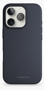 Vonmählen Silikon-Case für iPhone 16 Pro dunkelblau von LumaTech