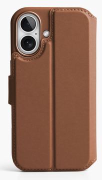 Vonmählen Vegan Leather Folio iPhone 17 Brown von LumaTech