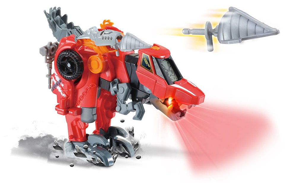 VTech Switch & Go Dino's Fighter-Velociraptor - 3 Jahr(e) - Mit Ton - Rot - 360 g