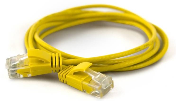 WANTEC 7283 - 0,26 m - Cat6a - U/UTP (UTP) - RJ-45 - RJ-45 - Gelb