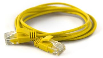 WANTEC 7284 - 0,5 m - Cat6a - U/UTP (UTP) - RJ-45 - RJ-45 - Gelb von LumaTech