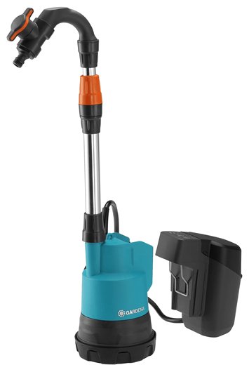 Gardena 14602-66 - Impulspumpe - Akku - 2 bar - 2000 l/h - Schwarz - Blau