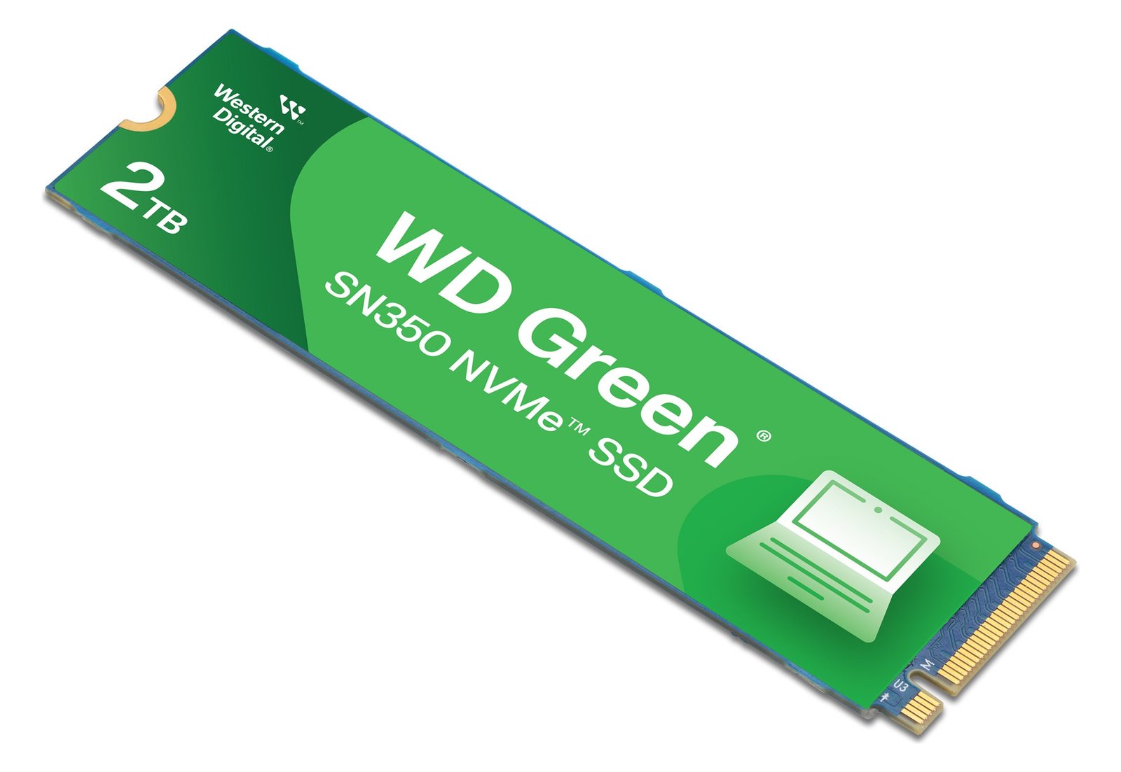 WD Green SN350 NVMe SSD WDS200T3G0C - SSD - 2 TB - intern - M.2 2280 - PCIe 3.0 x4 (NVMe)