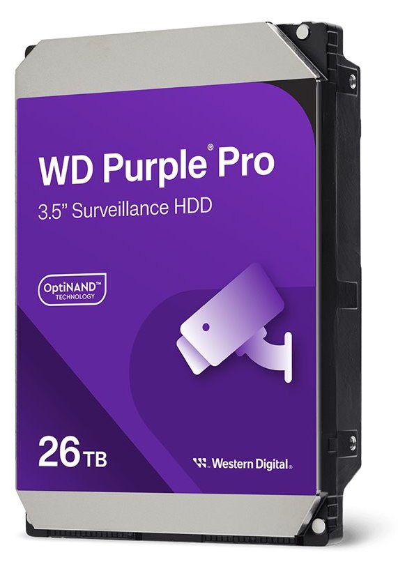WD Purple Pro WD260PURP - Festplatte - 26 TB - Videoüberwachung, Smart Video - intern - 3.5 (8.9 cm)