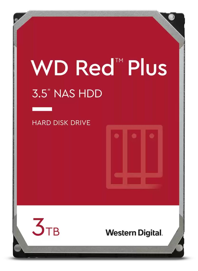 WD Red Plus WD30EFPX - Festplatte - 3 TB - intern - 3.5 (8.9 cm)