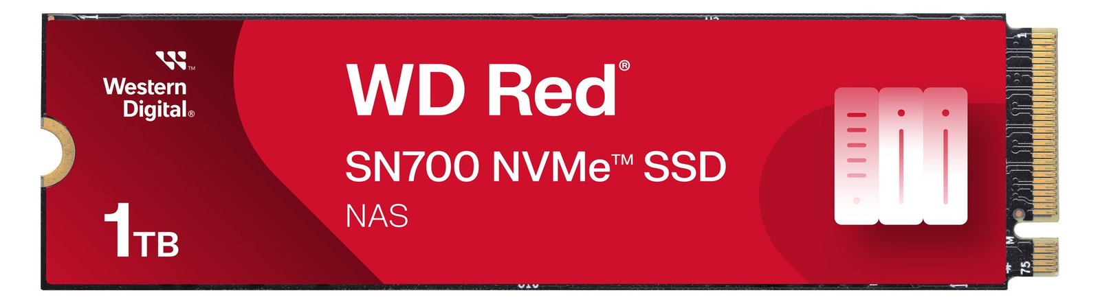 WD Red SN700 WDS100T1R0C - SSD - 1 TB - intern - M.2 2280 - PCIe 3.0 x4 (NVMe)