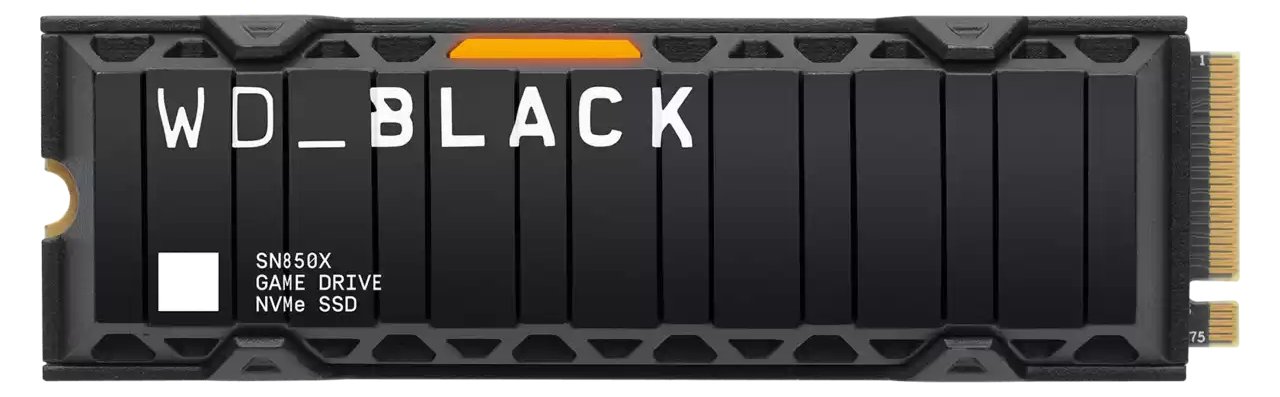 WD WD_BLACK SN850X NVMe SSD WDS100T2XHE - SSD - 1 TB - intern - M.2 2280 - PCIe 4.0 x4 (NVMe)