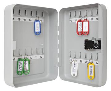 WEDO Schlüsselschrank - 24 Haken - Stahl von LumaTech