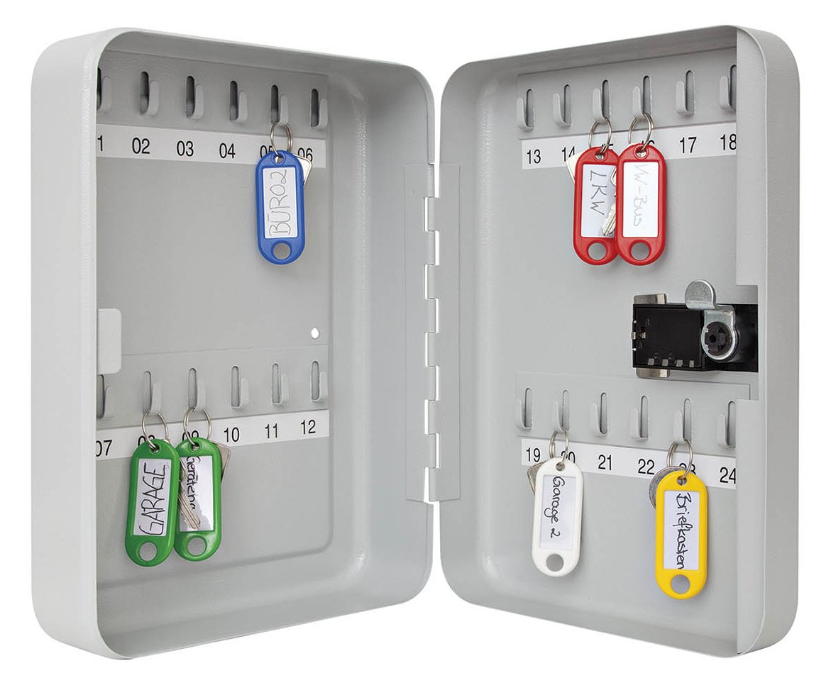 WEDO Schlüsselschrank - 24 Haken - Stahl