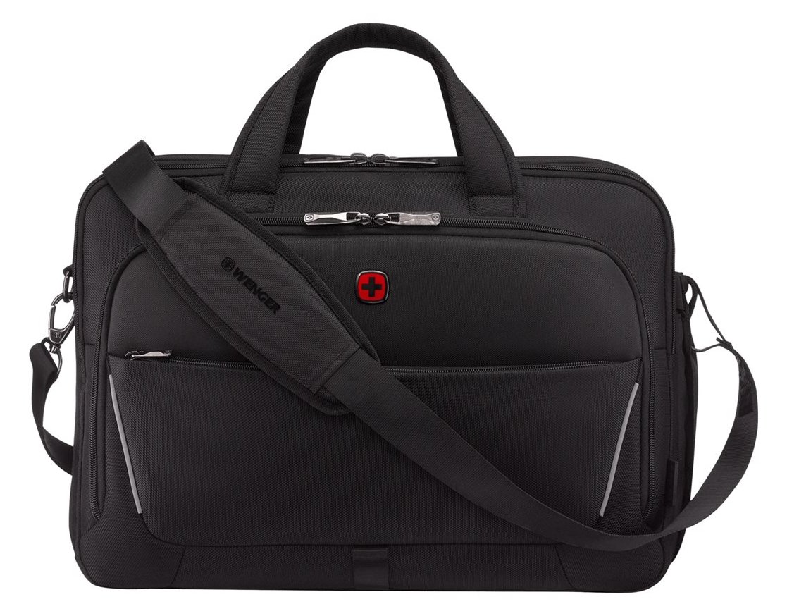 Wenger Meteor Brief 16 - 17'' Laptop Briefcase with Tablet Pocket Black